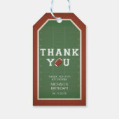 Football Thank You ギフトタグ (裏面)