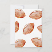 Football Thank You Card サンキューカード (裏面)