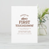 Football Theme Birthday Party Invitation  招待状 (スタンド正面)