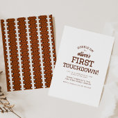 Football Theme Birthday Party Invitation  招待状