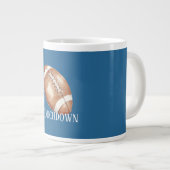 Football Touchdown ジャンボコーヒーマグカップ (正面右)