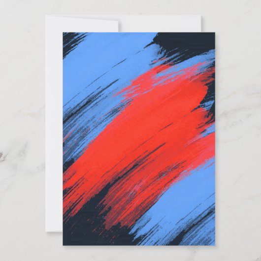 Football Touchdown Game Time Joint Birthday 招待状 (裏面)