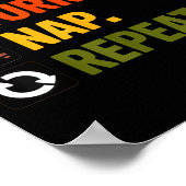 Football Turkey Thanksgiving For Kids Boys Men ポスター (角)