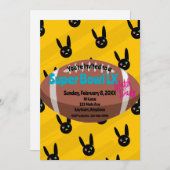 Football Watch Party 招待状 (正面/裏面)