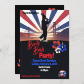 Football Watch Party Invitation 招待状 (正面/裏面)