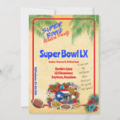 Football Watch Party Invitation 招待状 (正面)