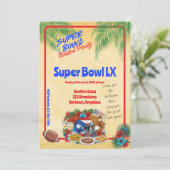 Football Watch Party Invitation 招待状 (スタンド正面)