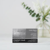 Footed写真 – 60pcグレー – クール水 名刺 (スタンド正面)