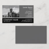 Footed写真 – 60pcグレー –  名刺 (正面/裏面)