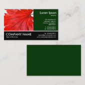 Footed Photo - 日本の Maple Leaf 名刺 (正面/裏面)