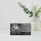 Footed Photo - 60pc Gray – サイクルパス 名刺 (スタンド正面)