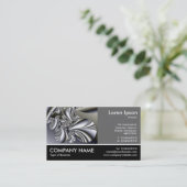 Footed Photo - 60pc Gray – フラクタルシェル 名刺 (スタンド正面)