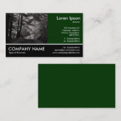 Footed Photo - Canal, Bute Park Cardiff 名刺 (正面/裏面)