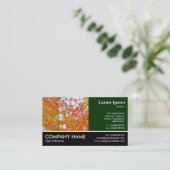 Footed Photo - Dk Green -紅葉 名刺 (スタンド正面)