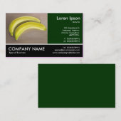 Footed Photo - Dk Green - Bananas (絵画s) 名刺 (正面/裏面)