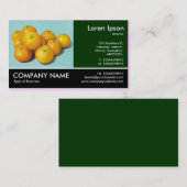 Footed Photo - Dk Green - Clementines (絵画s) 名刺 (正面/裏面)