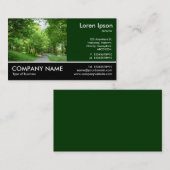 Footed Photo - Dk Green - Cycle Way 名刺 (正面/裏面)