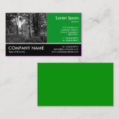 Footed Photo - Grass Green - In the Woods 名刺 (正面/裏面)