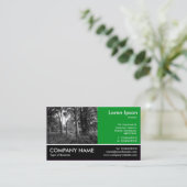 Footed Photo - Grass Green - In the Woods 名刺 (スタンド正面)