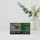 Footed Photo - Greylag Geese (Sepia) 名刺 (スタンド正面)