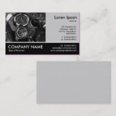 Footed Photo - Lt Gray - Motorbike Gages 名刺 (正面/裏面)