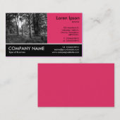 Footed Photo - Regal Red - In the Woods 名刺 (正面/裏面)