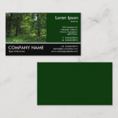 Footed Photo - Woodsの春01 名刺 (正面/裏面)