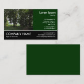 Footed Photo - Woods, Bute Park, Cardiff 名刺 (正面/裏面)