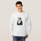 FOOTMAN CATメンズ基本長袖シャツ Tシャツ (正面フル)