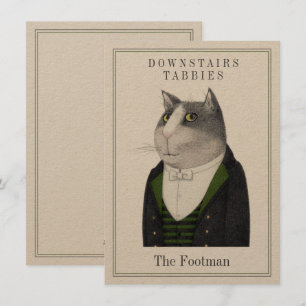 FOOTMAN CAT 4.5x6.25フラットカード+文字(Kraft上) シーズンカード