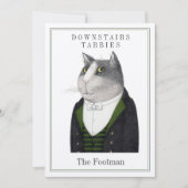 FOOTMAN CAT 5x7フラットカード+文字(Kraft) シーズンカード (正面)