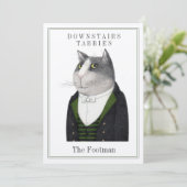 FOOTMAN CAT 5x7フラットカード+文字(Kraft) シーズンカード (スタンド正面)