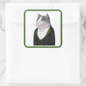 FOOTMAN CAT Large Squareスタンプ スクエアシール (バッグ)