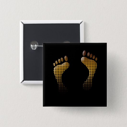 Footprint 缶バッジ (正面&裏面)