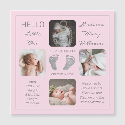 Footprint Magnetic Photo Birth発表 (正面)