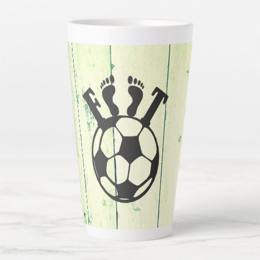 Footprint of Victory カフェラテマグ (正面)