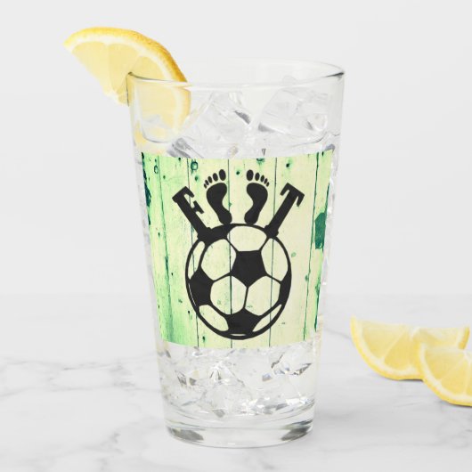 Footprint of Victory タンブラーグラス (アイス正面)