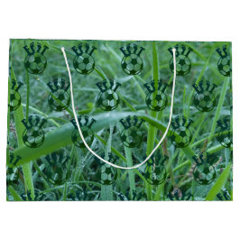 Footprint of Victory ラージペーパーバッグ