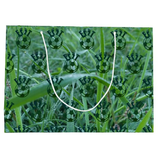 Footprint of Victory ラージペーパーバッグ (裏面)