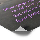 Footprints ポスター (角)