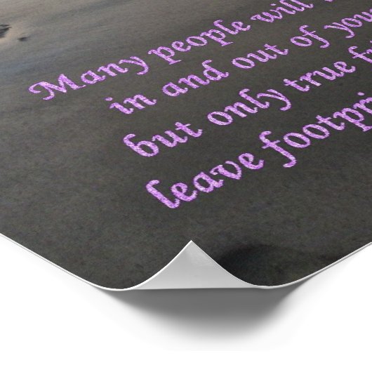 Footprints ポスター (角)