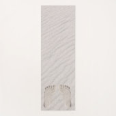 Footprints in Beach Sand ヨガマット (正面)
