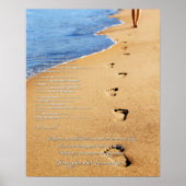 Footprints in the Sand Poem ポスター (正面)