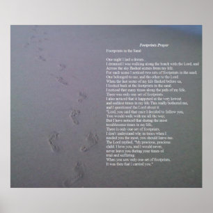 Footprints Poster ポスター