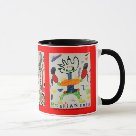 Footzilla、手KongおよびSniffer氏 マグカップ (右)