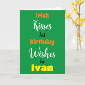 For おもしろい Him St. Patrick's Day誕生日 カード (黄色い花)