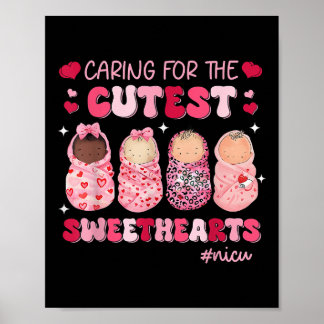For 気に The Cutest Sweethearts NicuナースValen ポスター