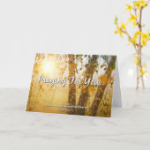 FOR 祈 YOU - Greeting Card カード (黄色い花)