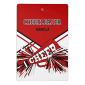 For a Cheerleader - Red, Black & White Mini Clipbo ミニクリップボード (裏面)