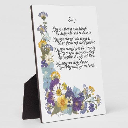 For a Son フォトプラーク (側面)